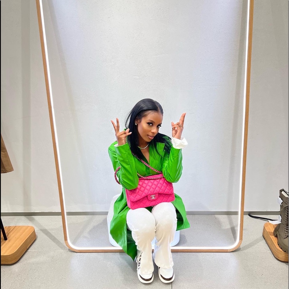 Green Pretty Little thing coat